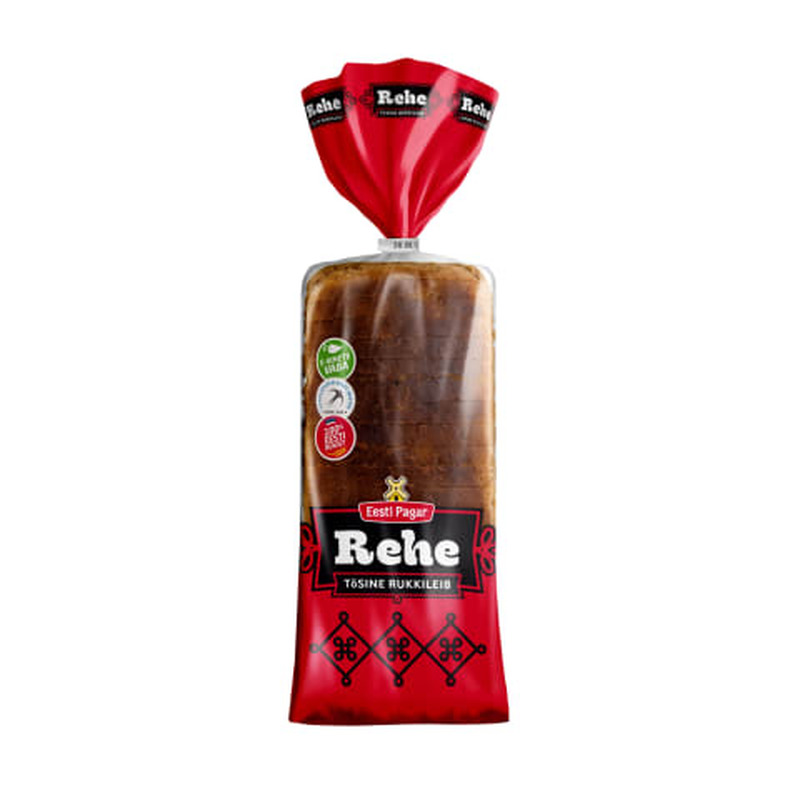 Rukkileib Rehe Eesti Pagar 600g