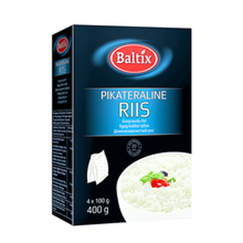 Pikateraline riis, BALTIX, 400 g