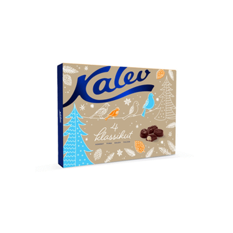 Jõulukommipakk 4 klassikut KALEV 480g