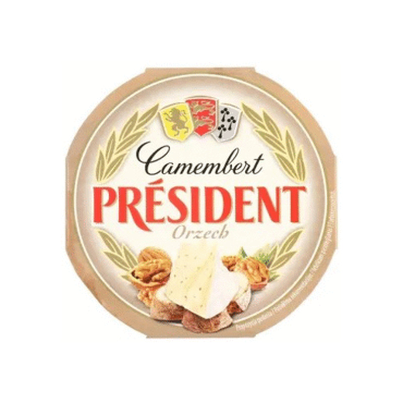 Juust CAMEMBERT PRESIDENT pähklit., 120g