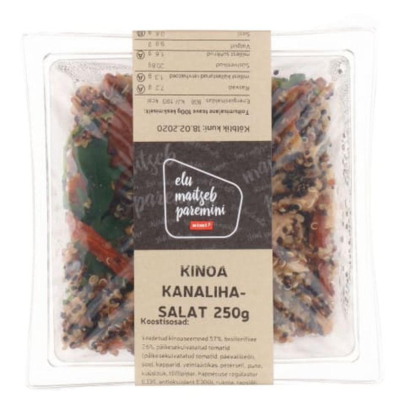 Kinoa-kanalihasalat 250g