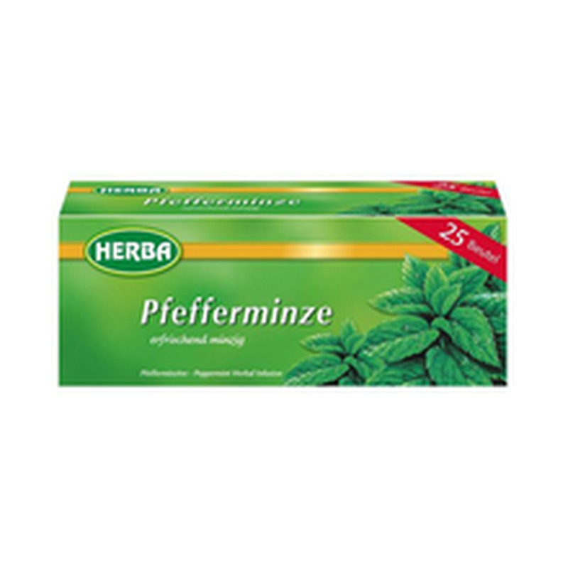 Piparmünditee niidiga kotis 25pk, HERBA, 37,5 g