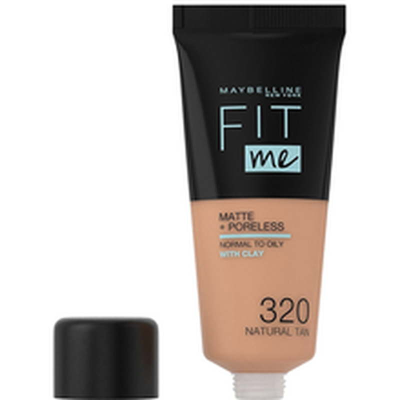 Jumestuskreem Fit Me Matte+Poreless 320 Natural Tan, MAYBELLINE