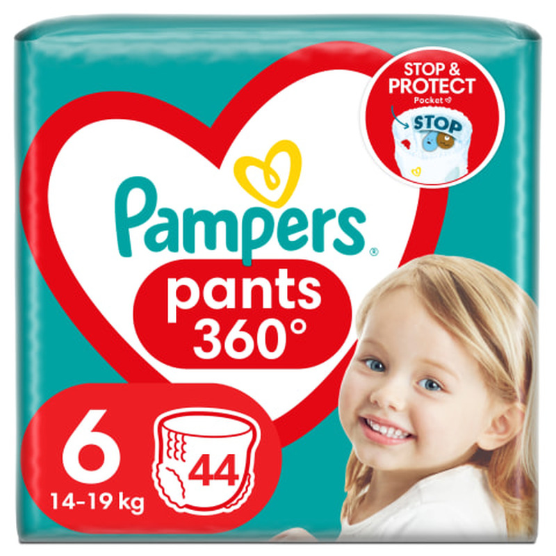 Püksmähkmed Pampers Jumbo S6 15+kg 44tk