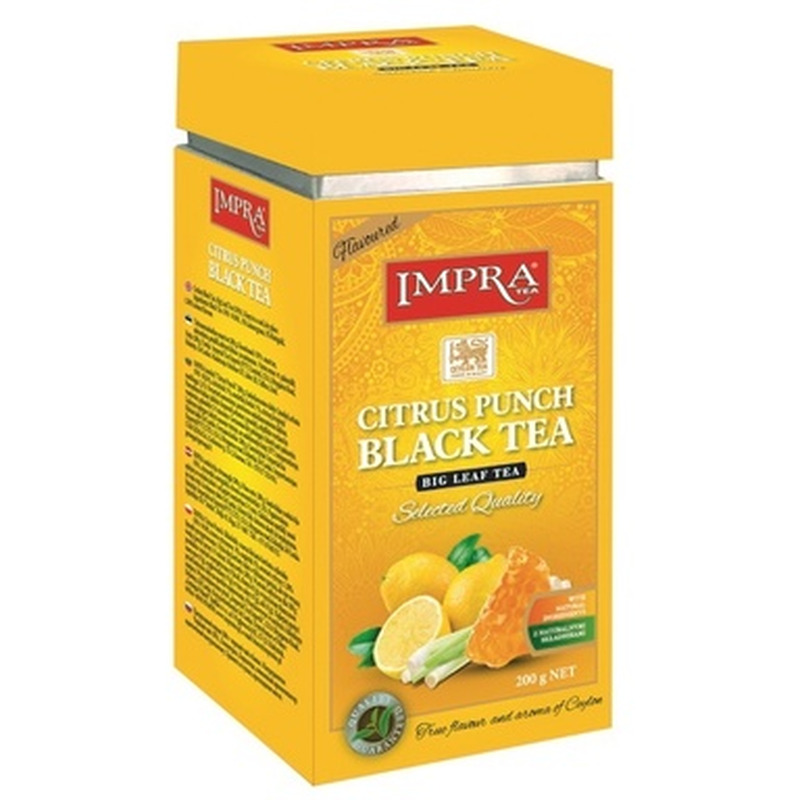 IMPRA Suureleheline must tee tsitrusemaits. 200g (m. karp)