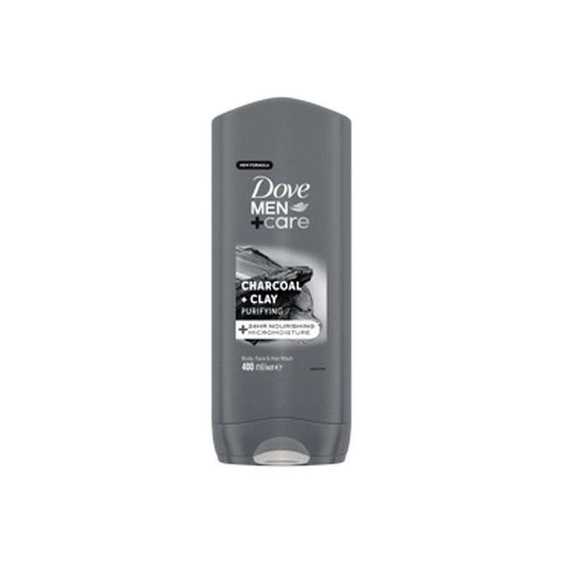 Dušigeel DOVE Men Charcoal&Clay 400ml