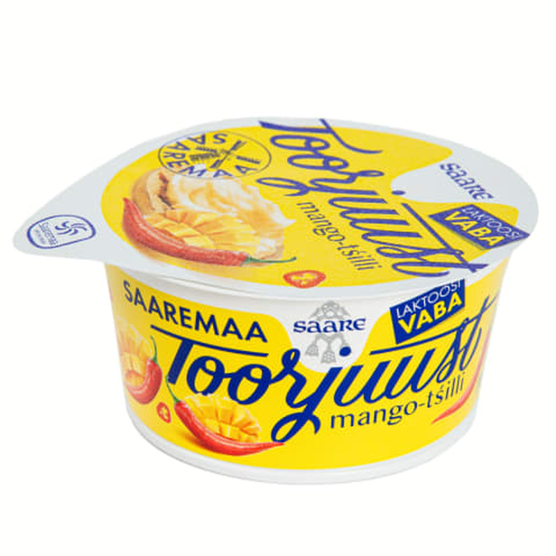 Toorjuust Saaremaa mango ja tšillipipraga 170g laktoosivaba