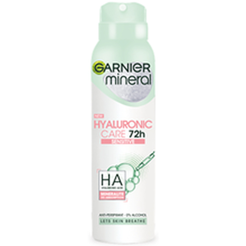 Garnier hyaluronic spreideodorant sensitive 72h 150ml