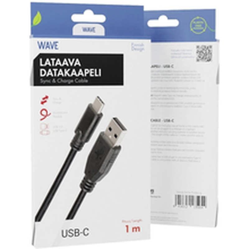 Datakaabel USB 2.0 Type-C, 1 m must