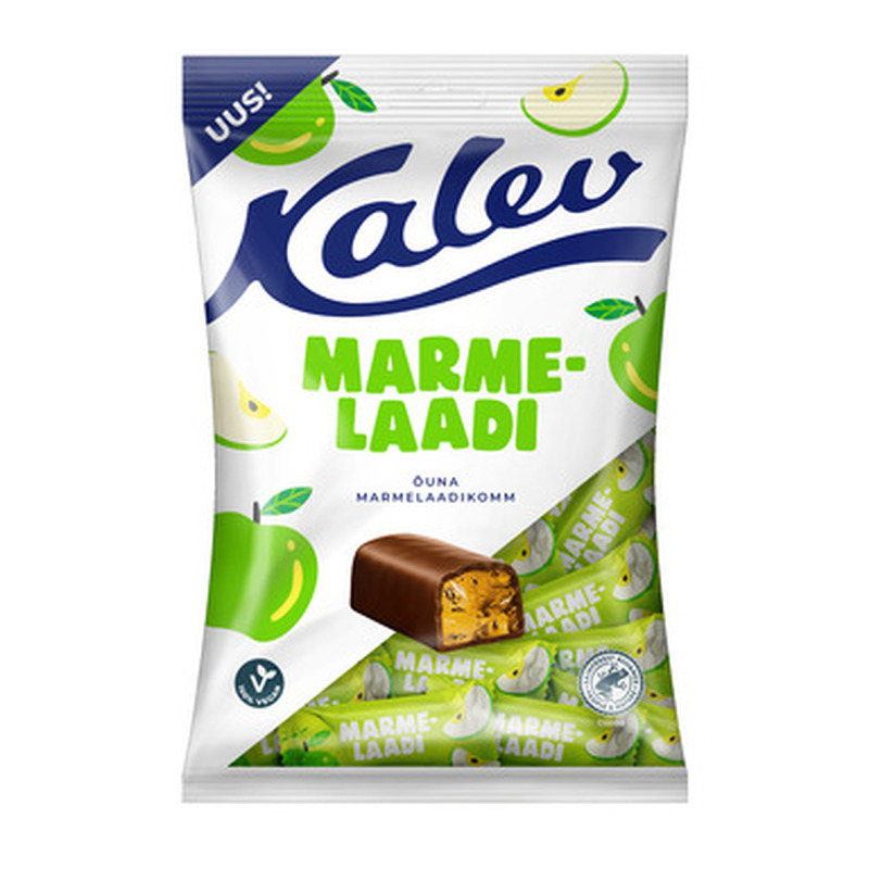 Marmelaadikompvek õunamaitseline, KALEV, 175 g