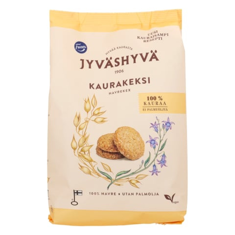 Kaeraküpsised 100% kaerajahust Jyväshyvä 350g