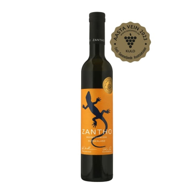 Kaitstud päritolunimetusega vein Zantho Beerenauslese 9,5%vol 0,375l