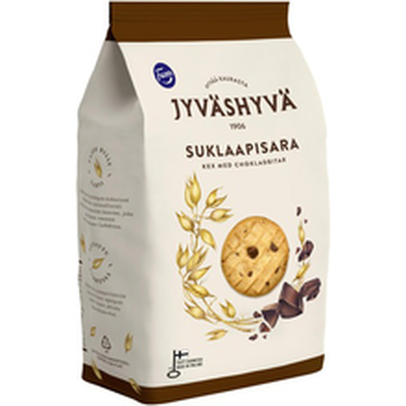 Küpsised šokolaaditükkidega, JYVÄSHYVÄ, 350 g