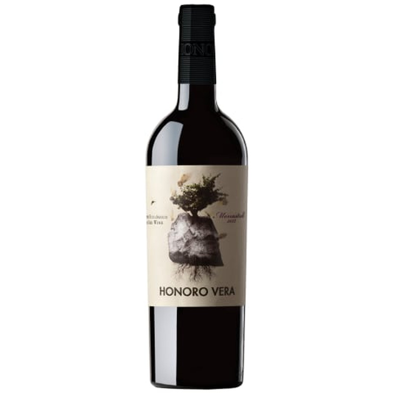 Kaitstud päritolunimetusega vein Honoro Vera Monastrell Organic 14,5%vol 0,75l