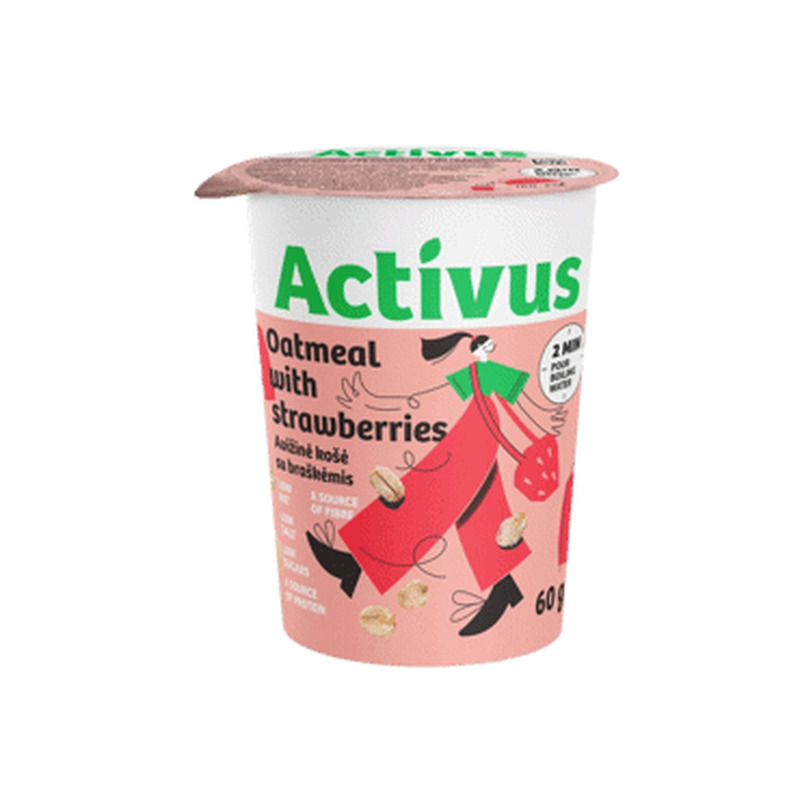 Kiirkaerahel.puder maasikaga ACTIVUS60g