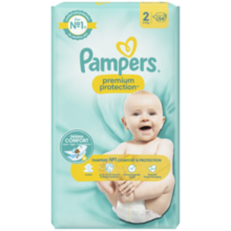 Pampers New Baby teipmähkmed 2, 4-8 kg 54tk