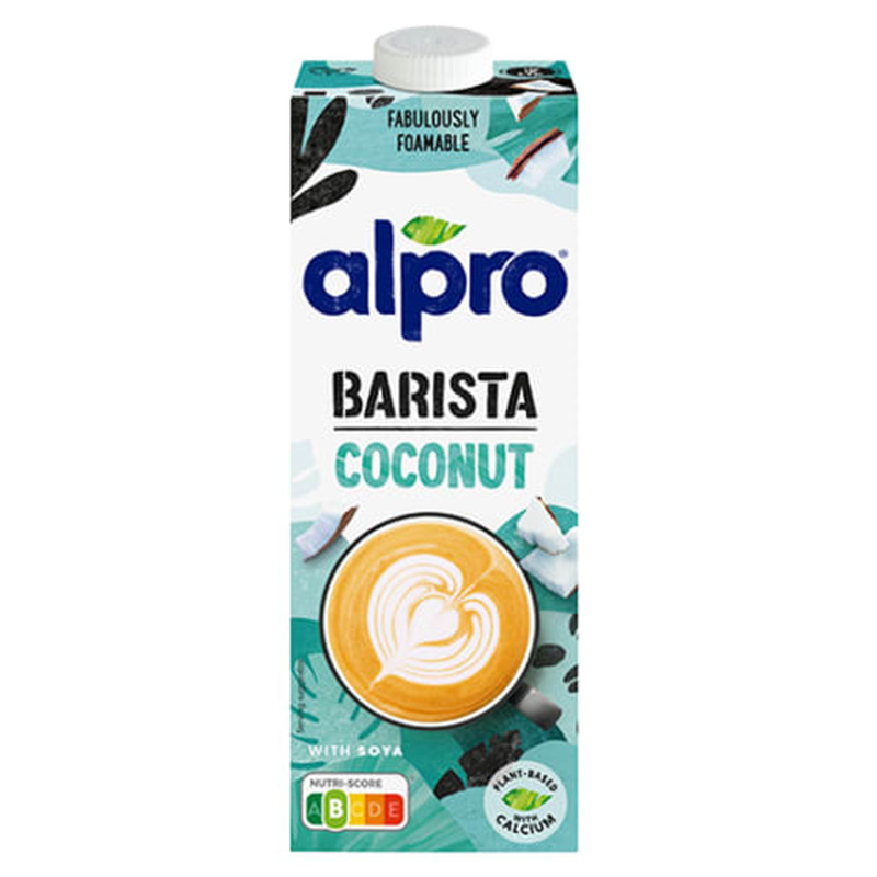 Kookosjook barista soja ning lisatud kaltsiumiga Alpro 1l