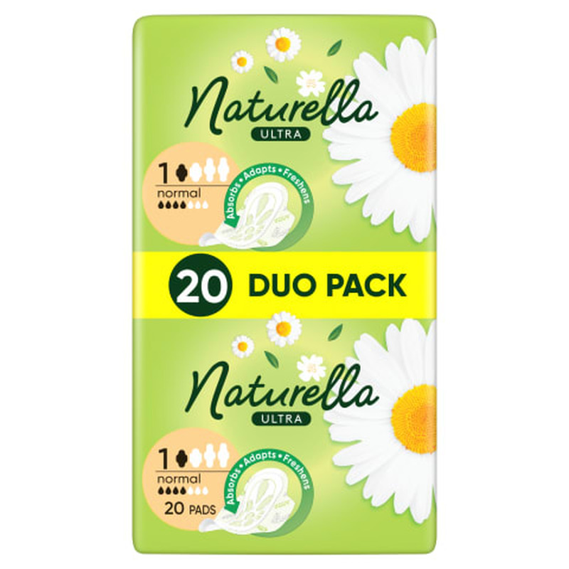 Hügieenisidemed Naturella Ultra Normal kummeliga 20tk