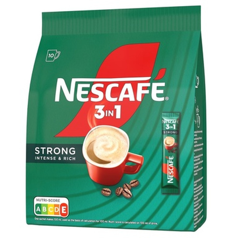 Lahustuv kohvijook 3in1 Strong (kott)10x16g, NESCAFE, 160 g