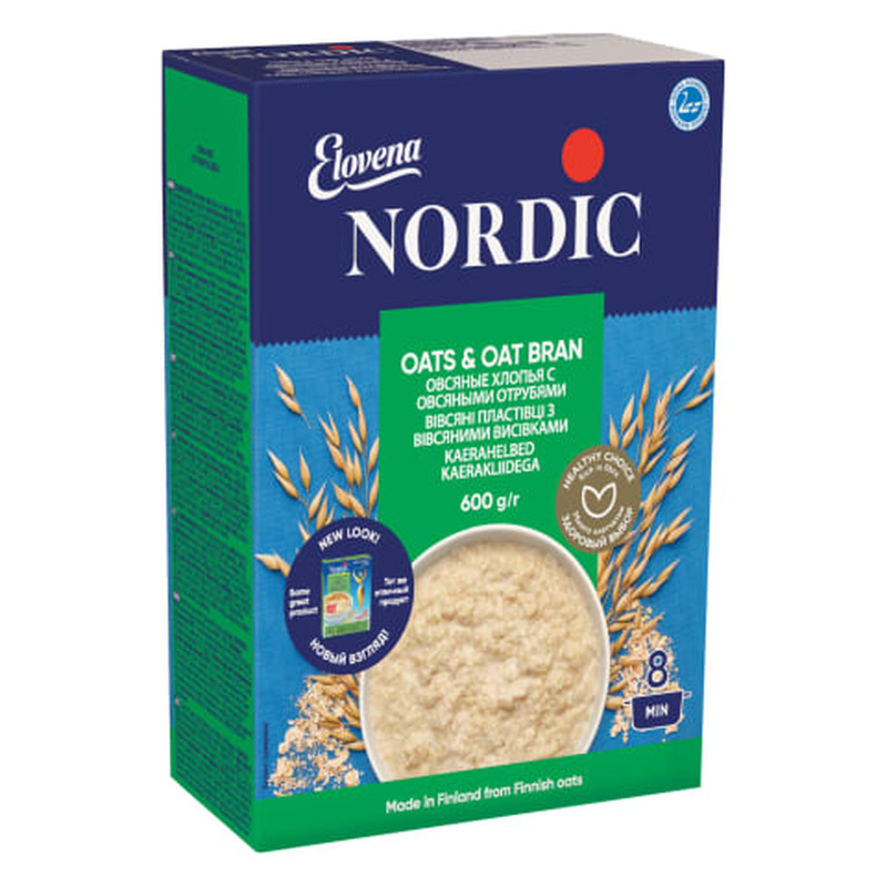 Kaerahelbed kaerakliidega, NORDIC, 600 g