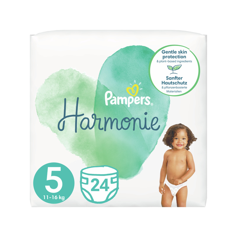 Pampers Harmonie Mähkmed, Suurus 5, 24 Mähet, 11kg-16kg